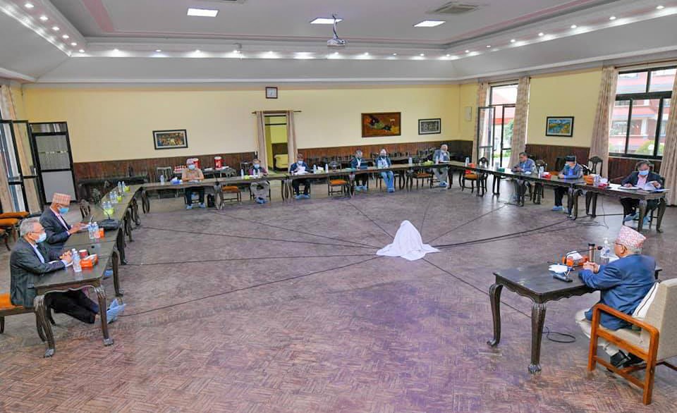 एमालेको ओली पक्षको स्थायी कमिटी बैठक बस्दै