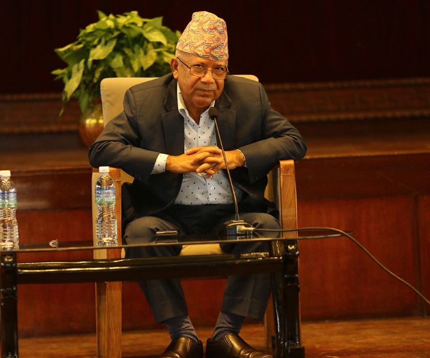 देउवाले पार्टी फुटाउने अध्यादेश ल्याउने तयारी गरेपछि  नेपालले विशेष सम्बोधन गर्दै, के होला एमाले?