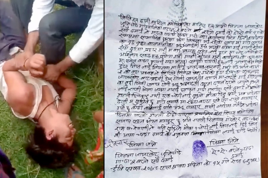 दाम्लोले बाँधेर सेवाग्राही कुट्ने वडाध्यक्ष पक्राउ