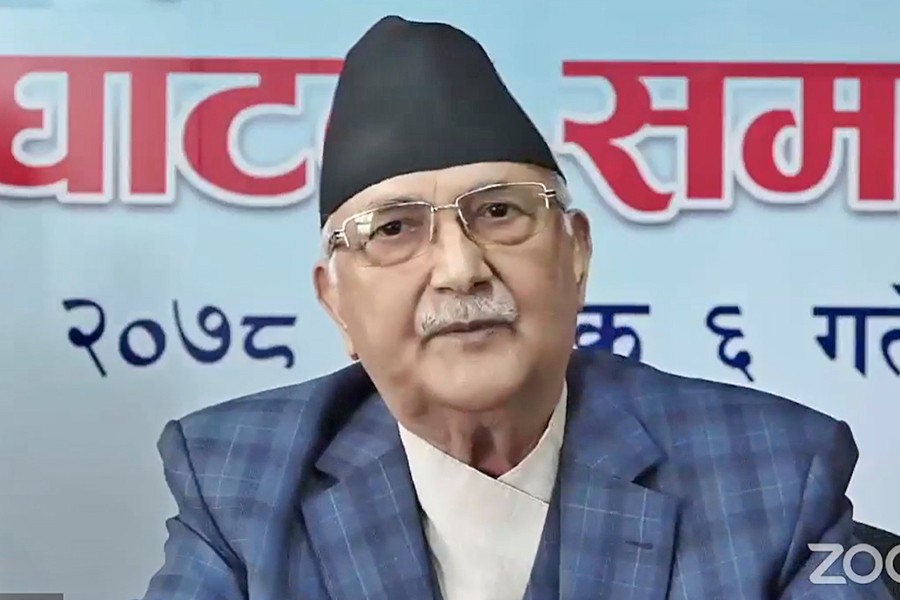 वडा अधिवेशन उद्घाटन गर्दै ओलीले भने, खराव तत्वहरू बाहिएपछि एमाले एकढिक्का छ