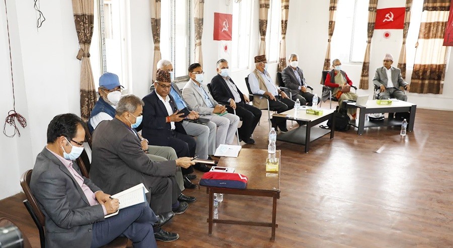 यसकारण सर्यो एमाले स्थायी कमिटी बैठक