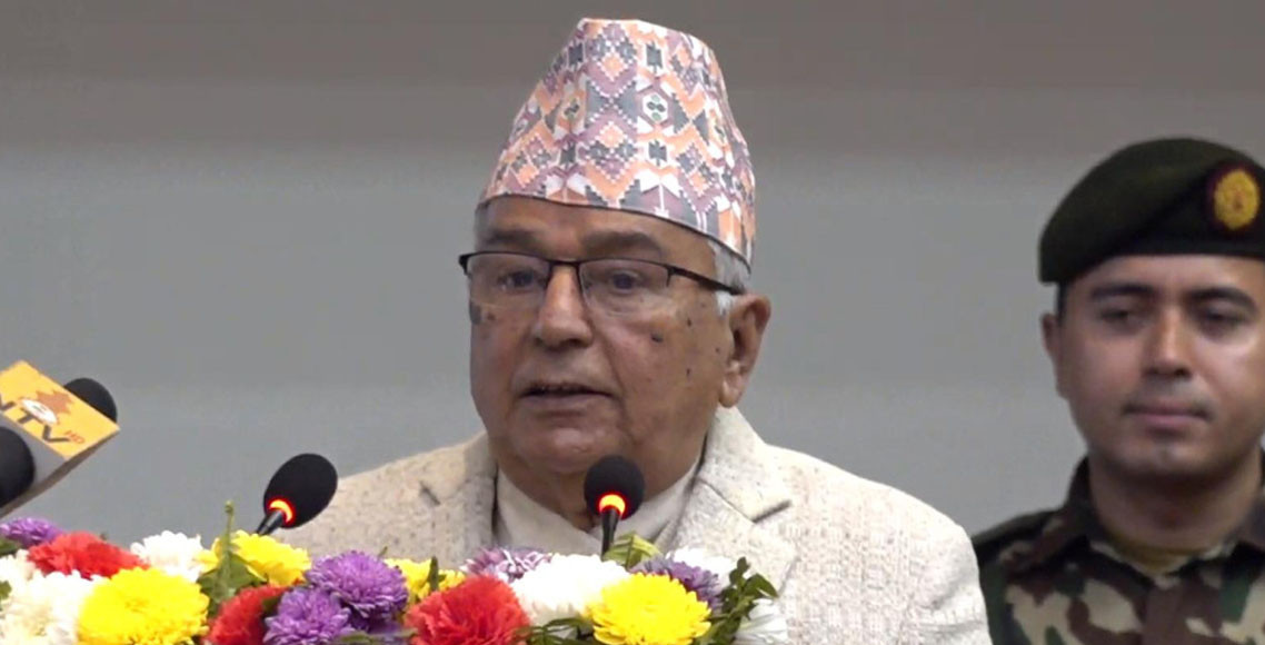 औद्योगिक विकासको लागि स्थिर सरकार र स्पष्ट नीति आवश्यक –राष्ट्रपति पौडेल