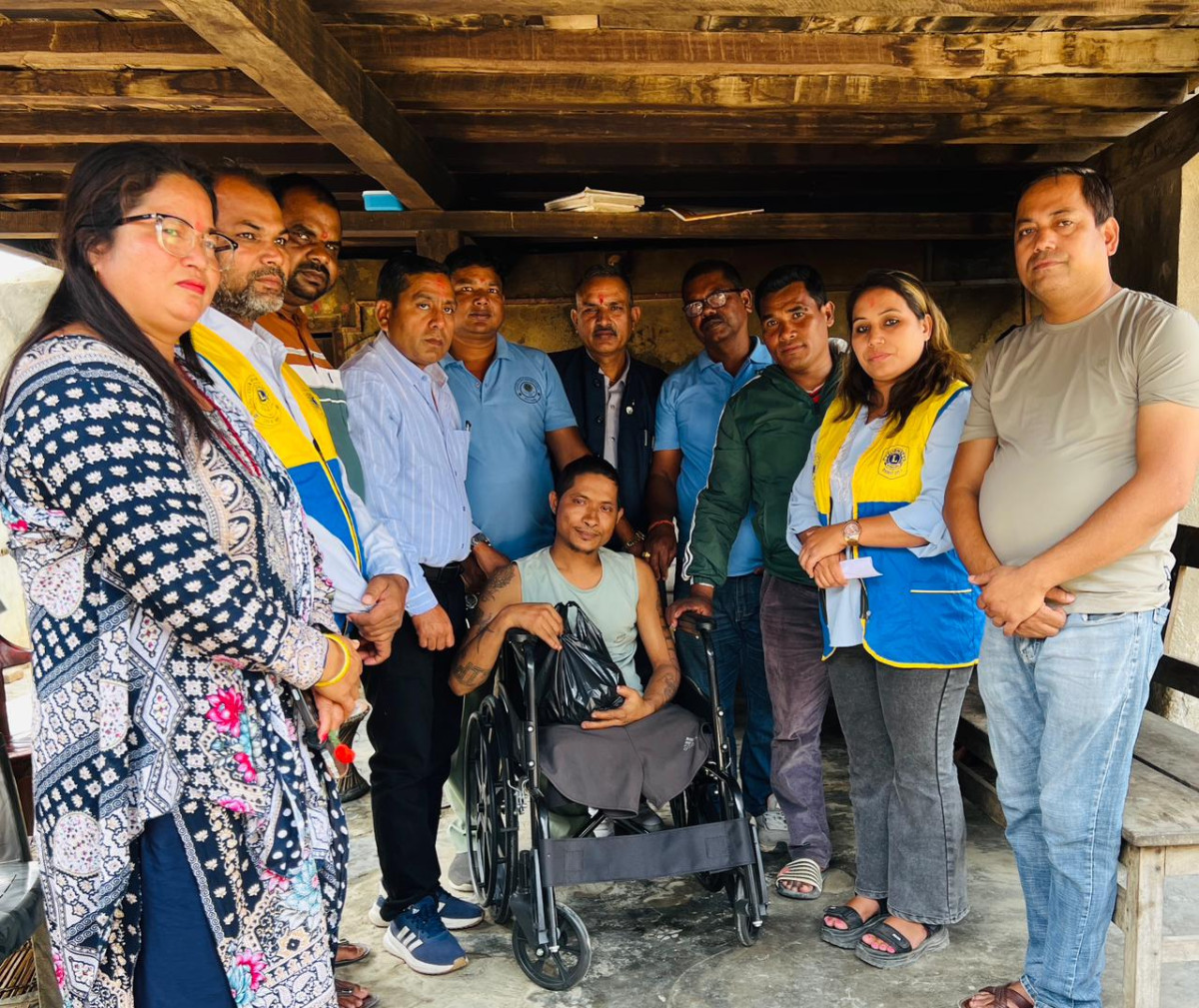 पूर्णबहादुर भुजेललाई ‘ह्विलचेयरले दिएको  खुसी’