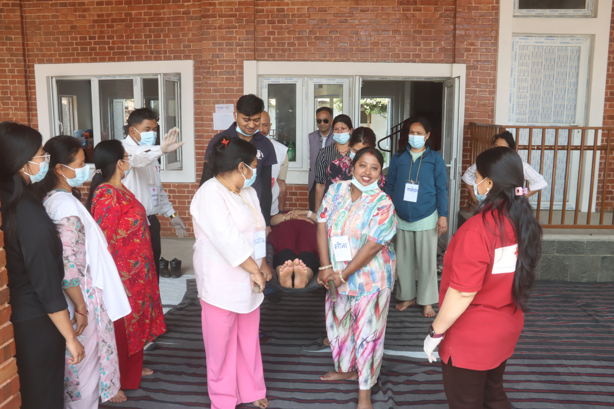 काठमाडौँ महानगरद्धारा प्राथमिक उपचार तालिम :  विपद् व्यवस्थापनमा सहयोग