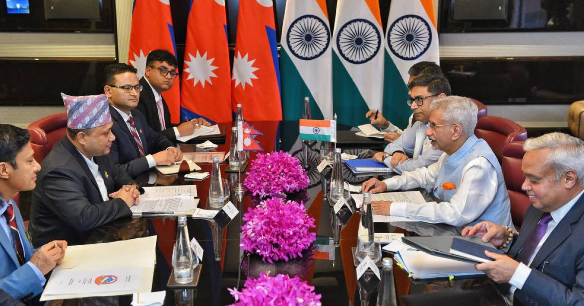नेपाल र भारतका विदेशमन्त्रीबीच भेटवार्ता : द्विपक्षीय सम्बन्धमा नयाँ अध्यायको सुरुआत हुने विश्वास